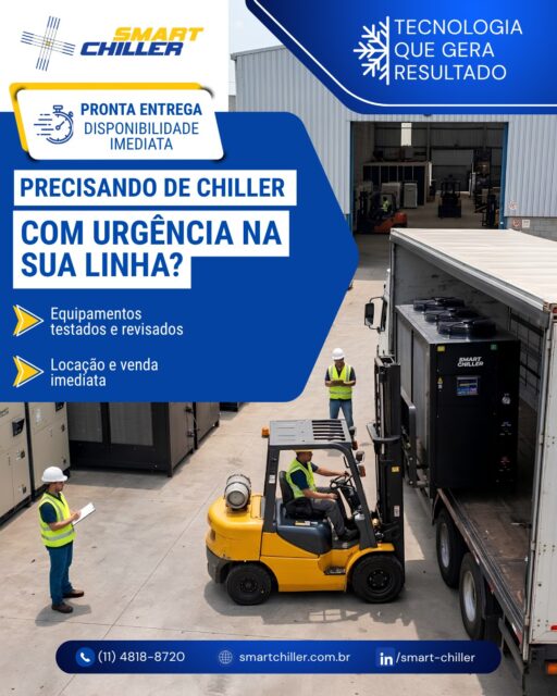 🚨 SUA LINHA NÃO PODE PARAR! PRECISA DE CHILLER COM URGÊNCIA? 🚨

A Smart Chiller tem a solução imediata com equipamentos à pronta entrega para locação ou venda! 🚚⚡

✅ Equipamentos testados e revisados
🔄 Disponibilidade imediata (locação e venda)

Resolva o problema da sua fábrica agora mesmo!

📞 (11) 4818-8720 🌐 smartchiller.com.br

#SmartChiller #ChillerIndustrial #LocacaoDeChiller #ProntaEntrega #UrgenciaIndustrial