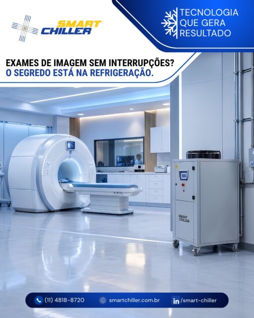 Clínicas e hospitais não podem dar-se ao luxo de parar a agenda de exames por sobreaquecimento de equipamentos como Tomógrafos e Ressonâncias.

Um chiller hospitalar dedicado garante a vazão e a temperatura exatas da água para dissipar o calor gerado pelas longas jornadas de exames.

Mais segurança para os pacientes e máxima disponibilidade operacional para o seu centro de diagnóstico.

#equipamentosmedicos #tomografia #radiologia #chillerhospitalar #smartchiller